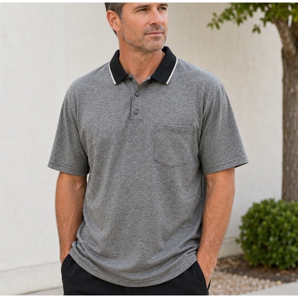 Vintage 90s Pendleton Pocket Polo Single Stitch Country Traditionals XL USA Made